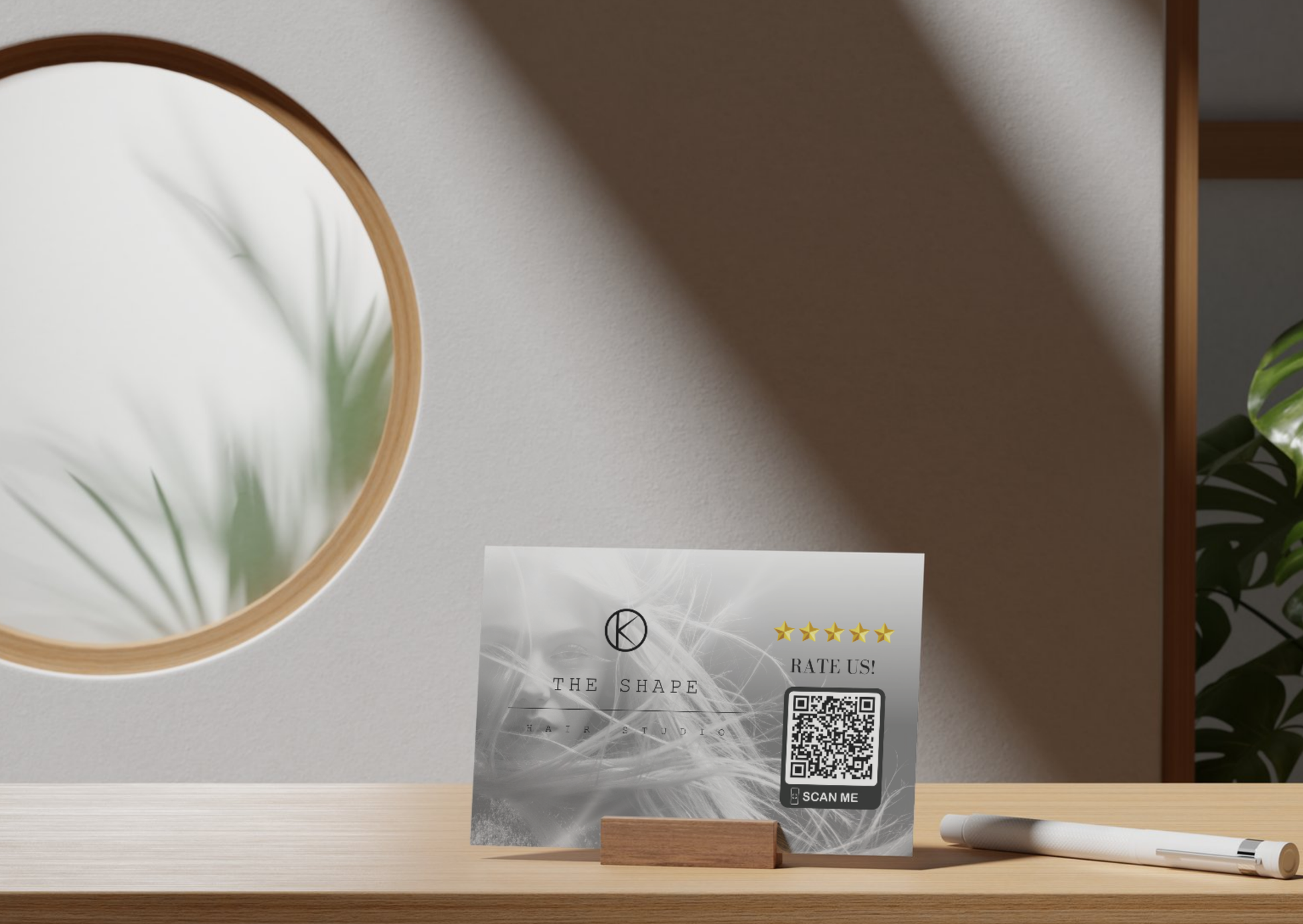 Tischaufsteller Acryl oder Aluminium – A5 & A4 | Modern & hochwertig